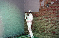 Exemplu tencuiala mecanizata colturi